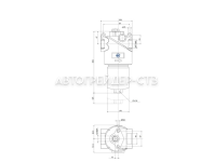 Купить Фильтр OMT HMM422C25XNR напорный (спец. бумага, 25 мкм, BSP 3/4", байпас 6 бар) в СПБ