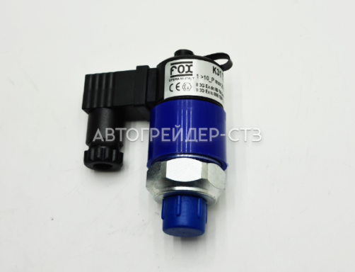Купить Реле (датчик) давления Fox K31/M2 (T 1-10, оцин. сталь, мембранный, G 1/4", 0,5A-250V AC / 0,15A-110V DC) Fox S.r.l (Италия) в СПБ 